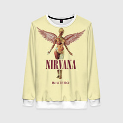 Свитшот женский Nirvana - In utero, цвет: 3D-белый