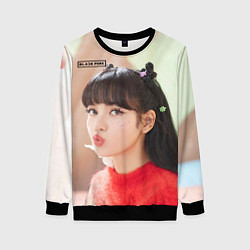 Свитшот женский Blackpink Lisa, цвет: 3D-черный