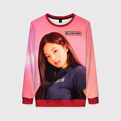 Свитшот женский Jennie Blackpink kpop, цвет: 3D-красный