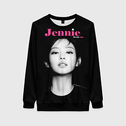 Свитшот женский Blackpink Jennie Portrait, цвет: 3D-черный