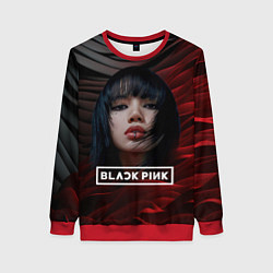 Свитшот женский Blackpink red and black, цвет: 3D-красный