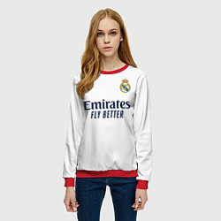 Свитшот женский Родриго Реал Мадрид форма 2324 домашняя, цвет: 3D-красный — фото 2