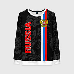 Женский свитшот Russia black style