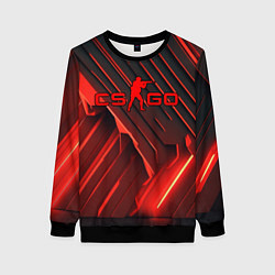 Женский свитшот CS GO red neon