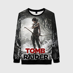 Свитшот женский Rise of the tomb rider, цвет: 3D-черный