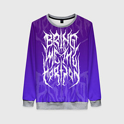 Женский свитшот Bring Me The Horizon Lettering