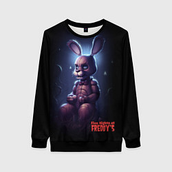 Свитшот женский Бонни Фнаф, цвет: 3D-черный