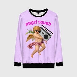 Свитшот женский Angel Squad, цвет: 3D-черный