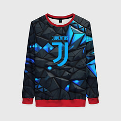 Свитшот женский Blue logo Juventus, цвет: 3D-красный