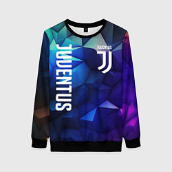 Свитшот женский Juventus logo blue, цвет: 3D-черный