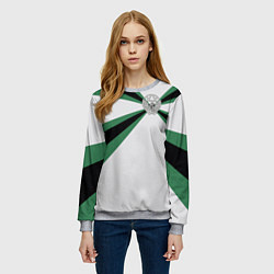 Свитшот женский Железнодорожные войска, цвет: 3D-меланж — фото 2