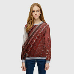 Свитшот женский Инновационные Контрасты, цвет: 3D-меланж — фото 2