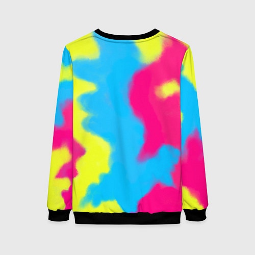 Женский свитшот Тай-дай из фильма Барби / 3D-Черный – фото 2