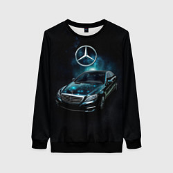 Женский свитшот Mercedes Benz dark style