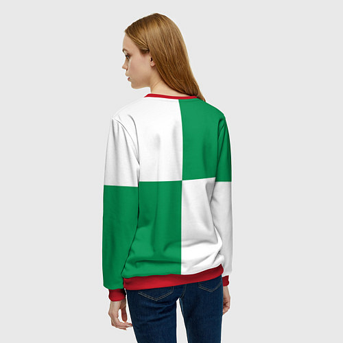 Женский свитшот ФК Ахмат / 3D-Красный – фото 4