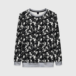Свитшот женский Камуфляж с котиками, цвет: 3D-меланж