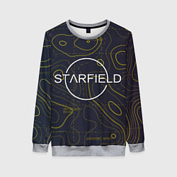 Свитшот женский Starfield марс dark, цвет: 3D-меланж