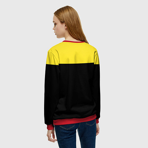 Женский свитшот В момента - клей / 3D-Красный – фото 4