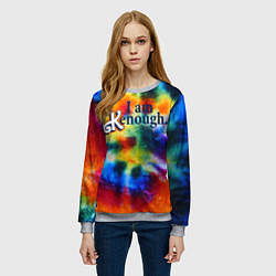 Свитшот женский Барби - i am kenough, цвет: 3D-меланж — фото 2