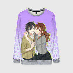 Свитшот женский Хори и Миямура, цвет: 3D-меланж