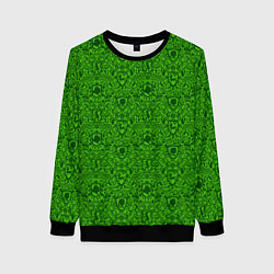 Свитшот женский Shrek: Pattern, цвет: 3D-черный