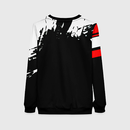 Женский свитшот Watch dogs краски / 3D-Черный – фото 2