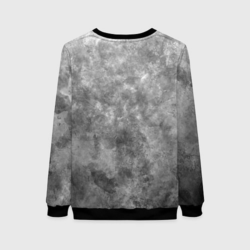 Женский свитшот Абстракция - grey sky / 3D-Черный – фото 2