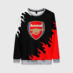 Свитшот женский Arsenal fc flame, цвет: 3D-меланж