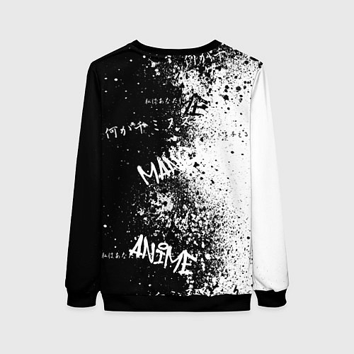 Женский свитшот Майки из тосвы - Токийские мстители / 3D-Черный – фото 2
