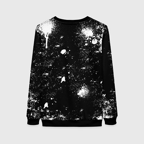 Женский свитшот Король и шут - черно-белый / 3D-Черный – фото 2