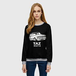 Свитшот женский TAZ Mafia, цвет: 3D-меланж — фото 2