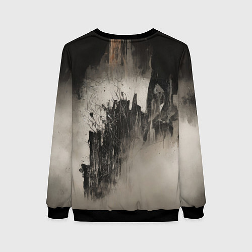 Женский свитшот Ассасин в тени / 3D-Черный – фото 2