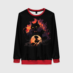 Свитшот женский Маргарита и Бегемот, цвет: 3D-красный