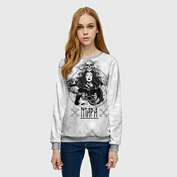 Свитшот женский Мара, цвет: 3D-меланж — фото 2