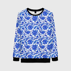 Женский свитшот Гжель классика