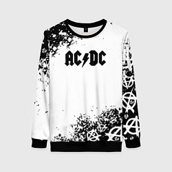 Женский свитшот AC DC anarchy rock