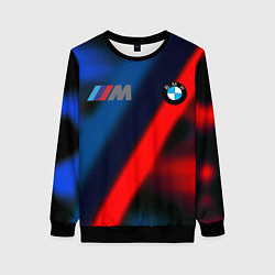 Свитшот женский BMW sport абстракция, цвет: 3D-черный