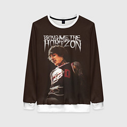 Свитшот женский Oli Sykes - Bring Me the Horizon, цвет: 3D-белый