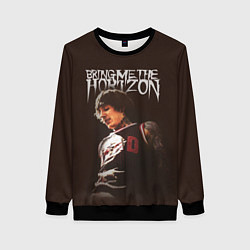 Свитшот женский Oli Sykes - Bring Me the Horizon, цвет: 3D-черный