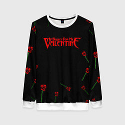 Женский свитшот Bullet for my valentine rose album