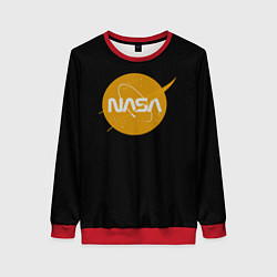 Женский свитшот NASA yellow logo