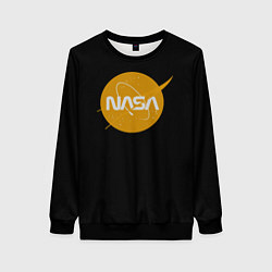 Женский свитшот NASA yellow logo