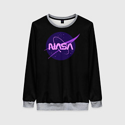 Женский свитшот NASA neon space