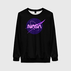 Женский свитшот NASA neon space