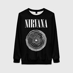 Свитшот женский Nirvana Inferno, цвет: 3D-черный