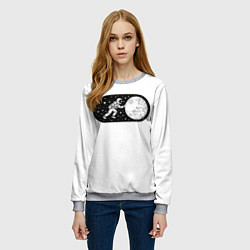 Свитшот женский Space on, цвет: 3D-меланж — фото 2
