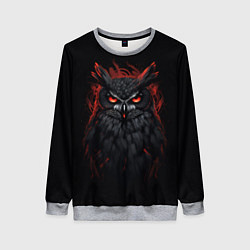 Свитшот женский Evil owl, цвет: 3D-меланж