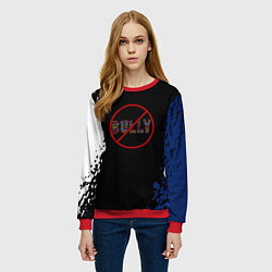 Свитшот женский Bully game краски рокстар, цвет: 3D-красный — фото 2