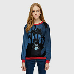 Свитшот женский Song Jin-Woo and Igris, цвет: 3D-красный — фото 2