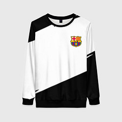 Женский свитшот Barcelona краски чёрные спорт